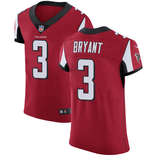 Nike Falcons #3 Matt Bryant Red Team Color Men's Stitched NFL Vapor Untouchable Elite Jersey